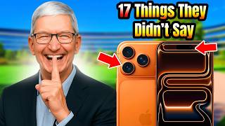 iPhone 17 Pro Max Event — 17 SECRET Things Apple DIDN’T Tell You!