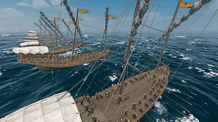 ASERAI vs EMPIRE Naval Battle - Mount and Blade 2 BANNERLORD War Sails DLC