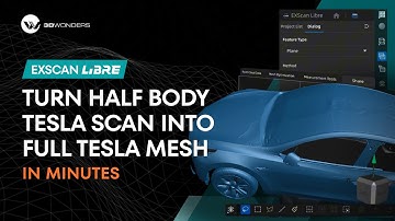 How to Post-Process Tesla Scan Data in EXScan Libre