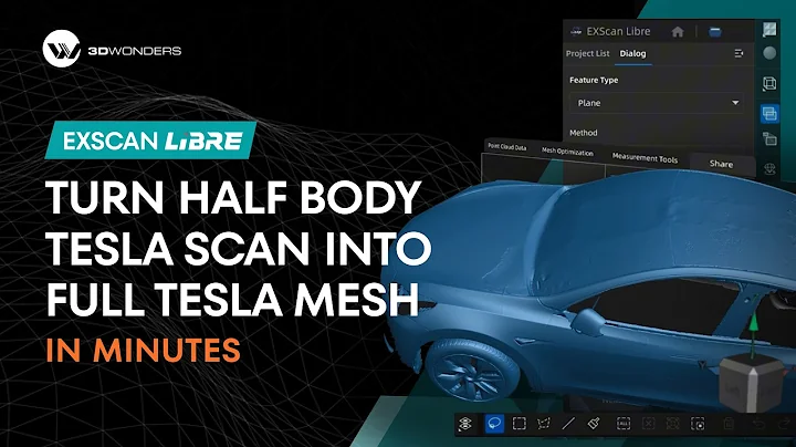 How to Post-Process Tesla Scan Data in EXScan Libre