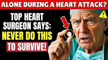 How to Survive a Heart Attack Alone After 60 - 7 Life Saving Tips Every Senior Must Know!