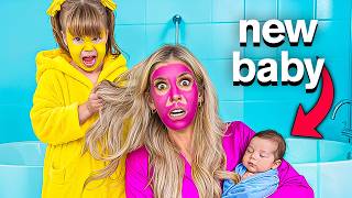 Morning Routine with New Baby (First Day of Schoo)