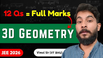 3D Geometry MASTERED: 12 PYQs to GUARANTEE Every Pattern for JEE 2026!
