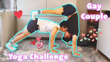 YOGA CHALLENGE 😍 Gay Couple ❤️️ BL Boy Love