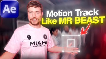 How To Motion Track Text Like Mr Beast! (After Effects Tutorial)