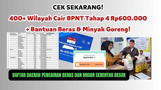 GOOD NEWS! Around 400 Regions Receive Rp600,000 in Phase 4 of BPNT (National Assistance Program) ...
