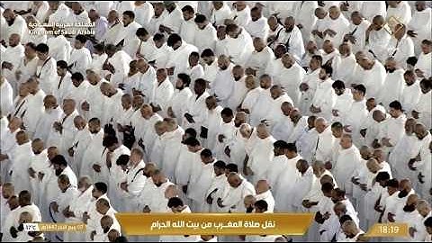 صلاة المغرب من المسجد الحرام تلاوة الشيخ د بدر التركي إمام الحرم المكي #بدر_التركي #الشيخ_بدر_التركي