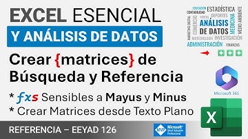 Crear una Matriz de Búsqueda y Referencia con un Texto – Fórmulas Sensible a Mayúsculas y Minúsculas