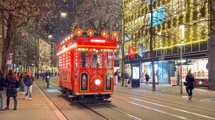 Magical Christmas Walk in Zurich 🎄 🌟 December 2025 Switzerland 🇨🇭 4K Night Walking Tour