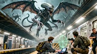 Apocalypse now—surface conquered by alien giants!