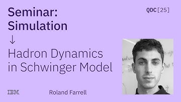 Roland Farrell | Hadron Dynamics in Schwinger Model | QDC 2025