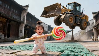 Bocah imut dari Sembilan Langit turun ke dunia, langsung memungut ayah sampah berbakat nol!