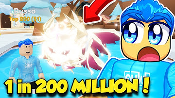 THIS PET IS 1 in 200,000,000 IN BUBBLE GUM SIMULATOR INFINITY UPDATE!!