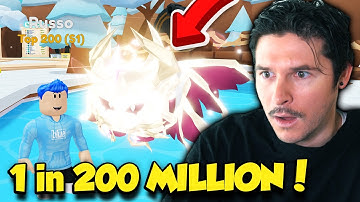 THIS PET IS 1 in 200,000,000 IN BUBBLE GUM SIMULATOR INFINITY UPDATE!!