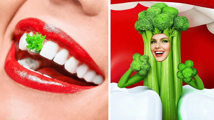 IF FOOD WERE PEOPLE 🍔 Funny Makeup Situations by 123 GO!