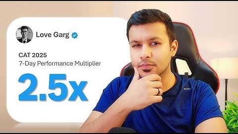 CAT 2025: 7 Days Left. Stop Taking Mocks (Do This Instead)