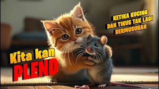 Ketika TIKUS jadi mainan kucing !!! MEREKA UDAH GAK musuhan lagi