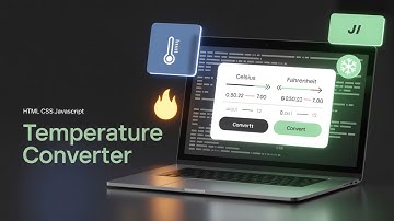 Build a SIMPLE Temperature Converter with HTML CSS and JAVASCRIPT?