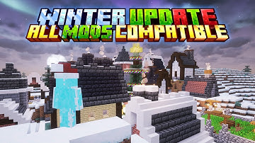Giving Minecraft a Magical Winter Journey to a Christmas Village