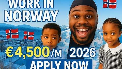 Norway Is URGENTLY Hiring! 🇳🇴 €4,500/M Jobs for Foreigners (No IELTS, No Agent!)