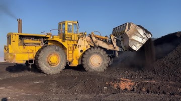 Old But Strong Machines In Action - Caterpillar 992B Wheel Loader Video - Ektor Epe 4k