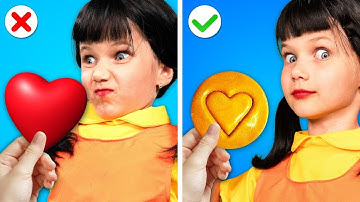 Squid Game Doll Parenting Hacks - Weird Parenting Hacks