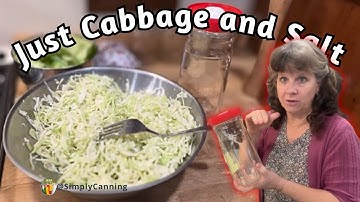 Making Sauerkraut with Kefirko Fermenting jar. (Full Walkthrough)