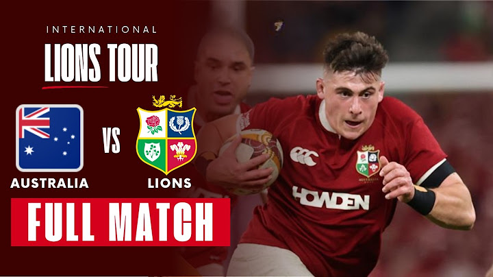 Australia vs Lions Full Match - 1st Test | British & Irish Lions Tour 2025 Highlights