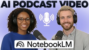 Turn NotebookLM into Podcast Videos Instantly (ZERO Editing!)