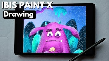 IBIS PAINT X drawing | textured Crayon drawing in IBIS paint x 