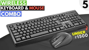 Top 5 Best Wireless Keyboard And Mouse Combo Under 1500🔥Wireless Keyboard & Mouse Combo in 2026
