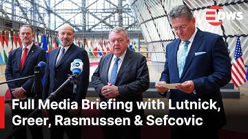 FULL BRIEFING: US Rep Lutnick, EU Sefcovic, Rasmussen & Greer Address EU–US Trade Relations | AC1E