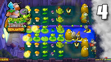 Plants vs Zombies Replanted PC Gameplay Part 4 | The Fog Levels (No Commentary)