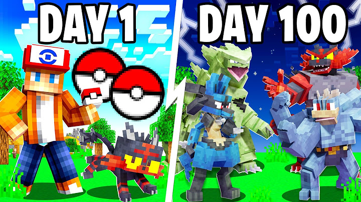 I Spent 100 DAYS as a DOUBLE TRAINER in Pokémon Minecraft Vs my Rival! (Duos Cobblemon)