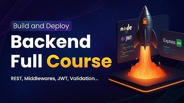Backend Complete Course | NodeJS, ExpressJS, JWT, PostgreSQL, Prisma...