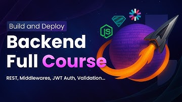 Complete NodeJS Backend Course | ExpressJS, JWT Authentication, PostgreSQL, Prisma...