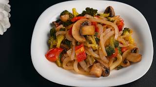 Easy Stir-Fried Vegetables | Broccoli, Mushroom, Pepper & Garlic Recipe