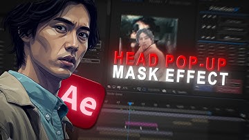 HEAD POP UP EFFECT 🔥 | Smooth Mask Transition + Shake | After Effects Tutorial