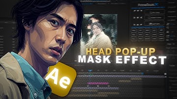 HEAD POP UP EFFECT 🔥 | Smooth Mask Transition + Shake | After Effects Tutorial