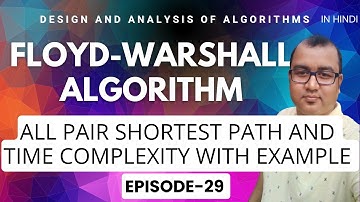 Floyd–Warshall Algorithm Explained | All-Pairs Shortest Path | Step-by-Step Example | DAA Tutorial