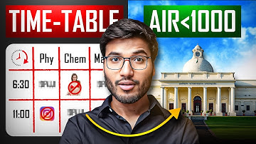 Do THIS Daily to Get AIR 1000 in JEE 2027! (Exact Timetable)