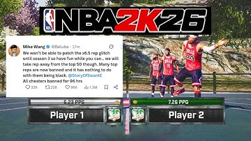 x4 unlimited rep & cap breaker glitch 2k26 UPDATE 😱 HUGE nba park UPDATE! zenners & top 10 banned
