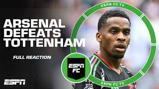 Arsenal-Tottenham REACTION: Set pieces, Timber's yellow card & Premier League outlook | ESPN FC