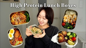 5 Easy High-Protein Lunch Ideas!｜Low-calorie but super satisfying