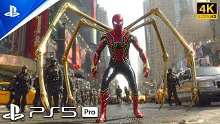 Marvel's IRON Spider-Man 2 (PS5 PRO) Full Action Movie Realistic Immersive Graphics [4K 60FPS]