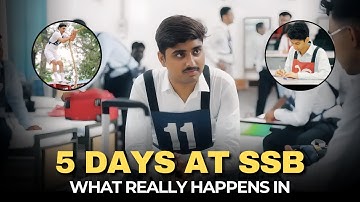 Complete 5 Day SSB Interview Procedure | SSB Interview Selection Process 2026