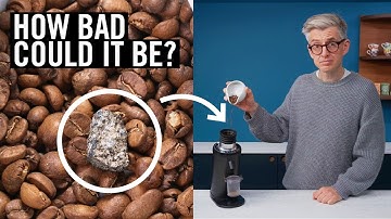 Wat gebeurt er als er een steentje in mijn koffie zit?