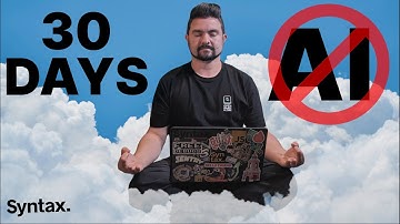 I Stopped Using AI To Code For 30 Days