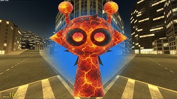 Pyramixed Sprunki SIMON Phase Lava and Mr SUN, Rosalia Bizcochito Family Geometry Nextbot Gmod