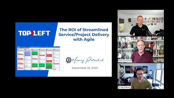 Webinar: The ROI of Streamlined Service/Project Delivery with Agile